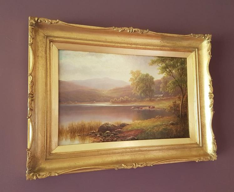 William Mellor Oil Painting of  Rydal Water - Image 5