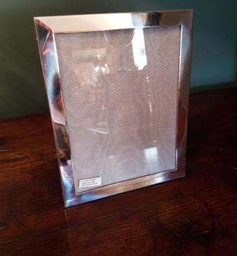 Large Edwardian Period Solid Silver Photo Frame