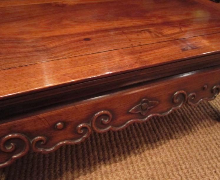 Oriental Polished Rosewood Coffee Table - Image 4