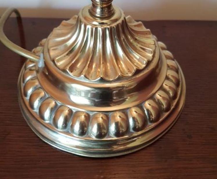 1920's Solid Brass Adjustable Desk Lamp - Image 2