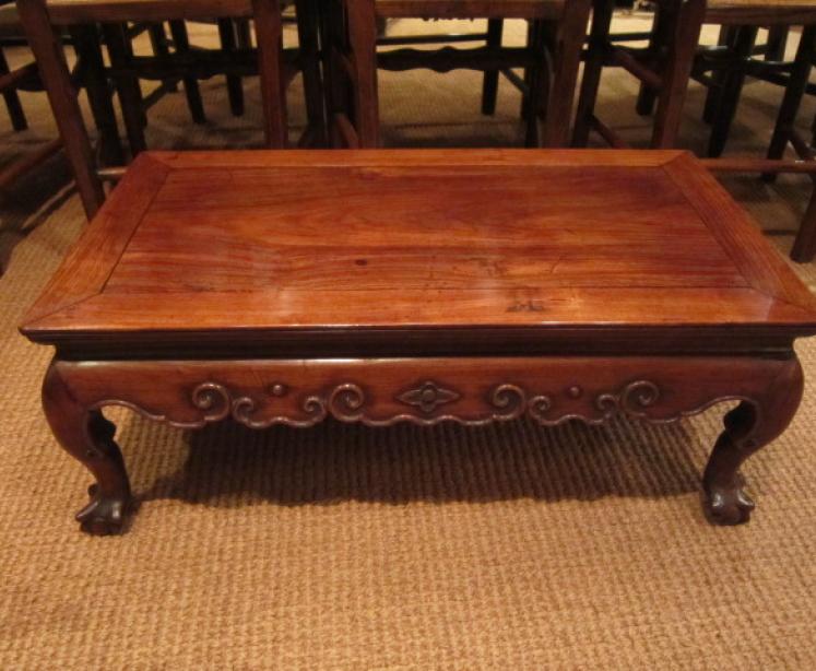 Oriental Polished Rosewood Coffee Table - Image 5