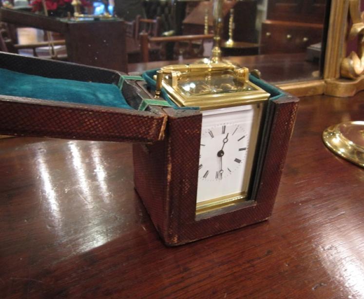 Late 19th Century Gorge Carriage Clock in Case - Image 1