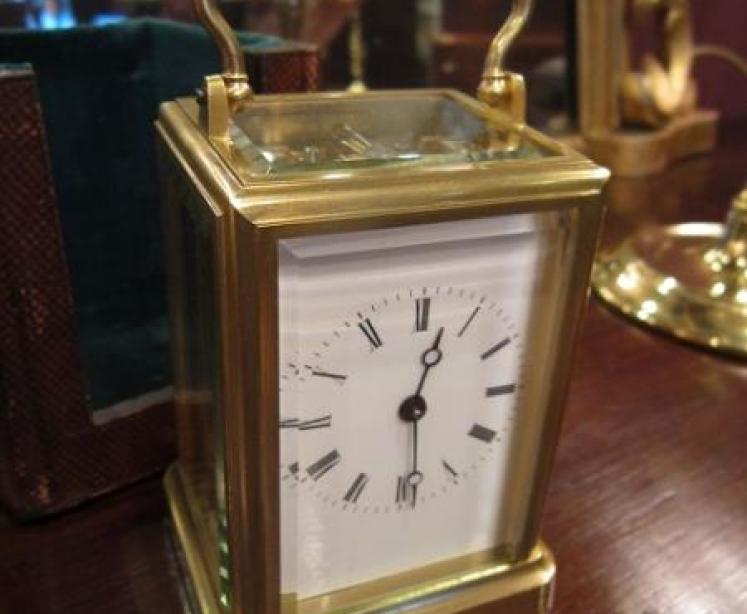 Late 19th Century Gorge Carriage Clock in Case - Image 2