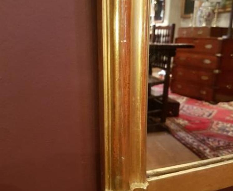 Superb Mid 19th Century Timber Gilt Large Mirror - Image 5
