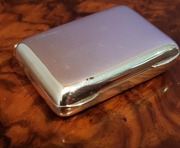 Edwardian Antique Silver Vesta Case - Image 1