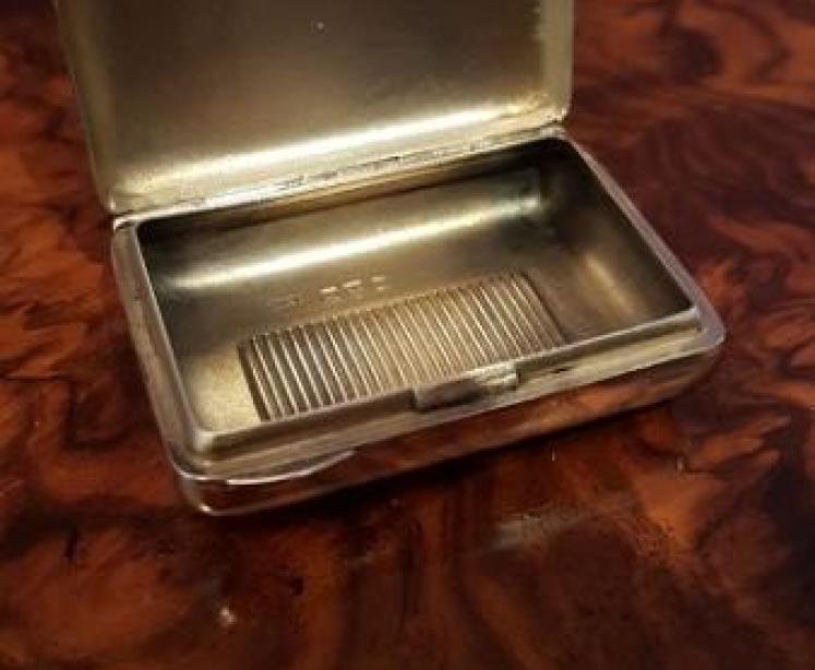 Edwardian Antique Silver Vesta Case - Image 5