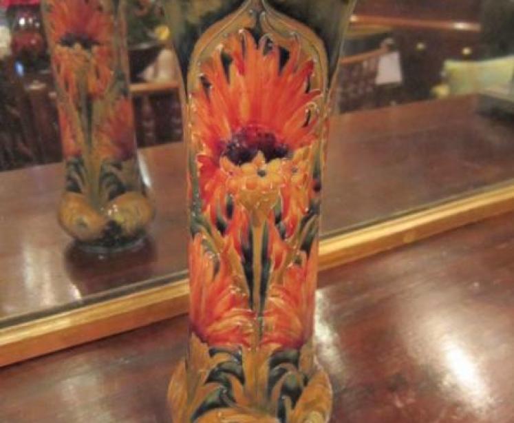 Superb McIntyre Moorcroft Chrysanthemum Vase - Image 1