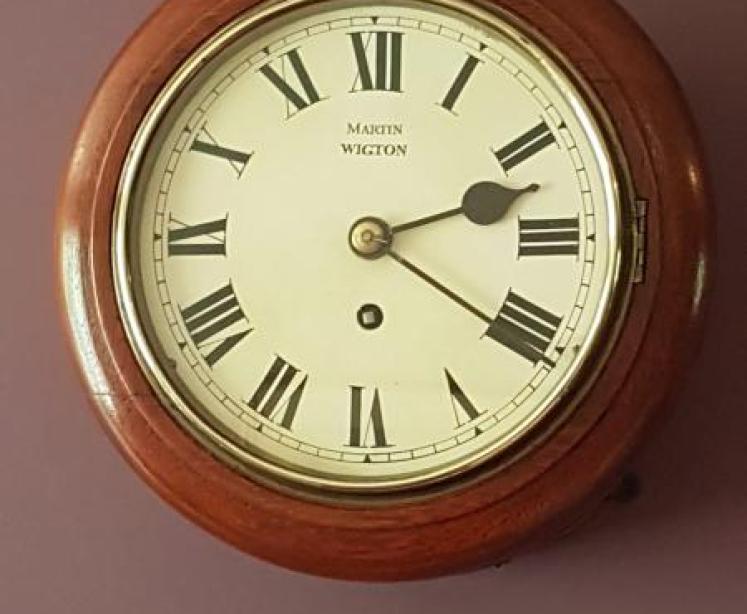 Victorian 8" Dial Fusse Wall Clock - Image 1