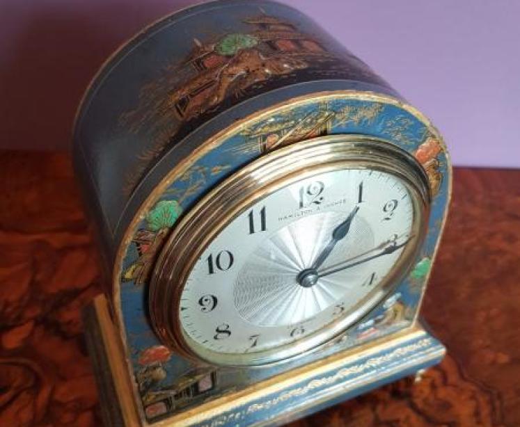 Hamilton and Inches Edinburgh Mantel Clock - Image 3