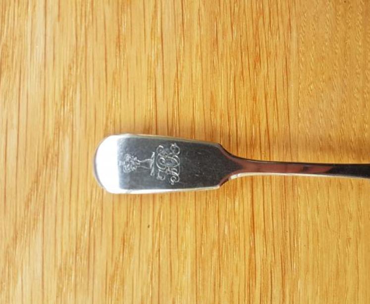 Rare set of Victorian Antique Exeter 1857 Silver Teaspoons - Image 5