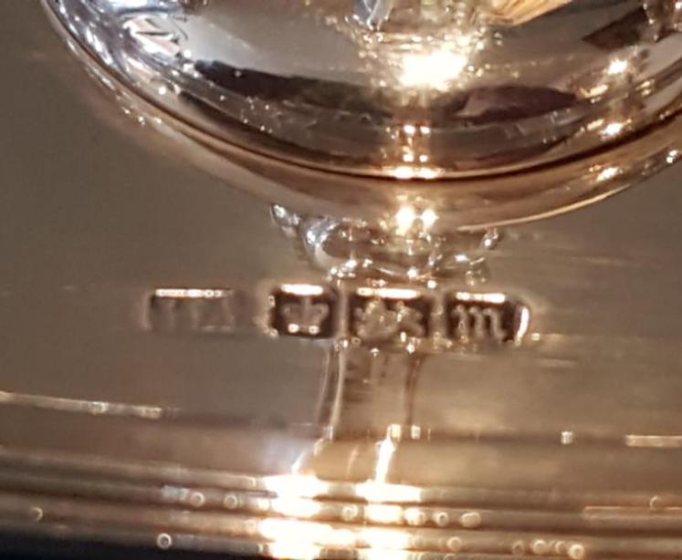 Edwardian Silver Ink Stand  - Image 4