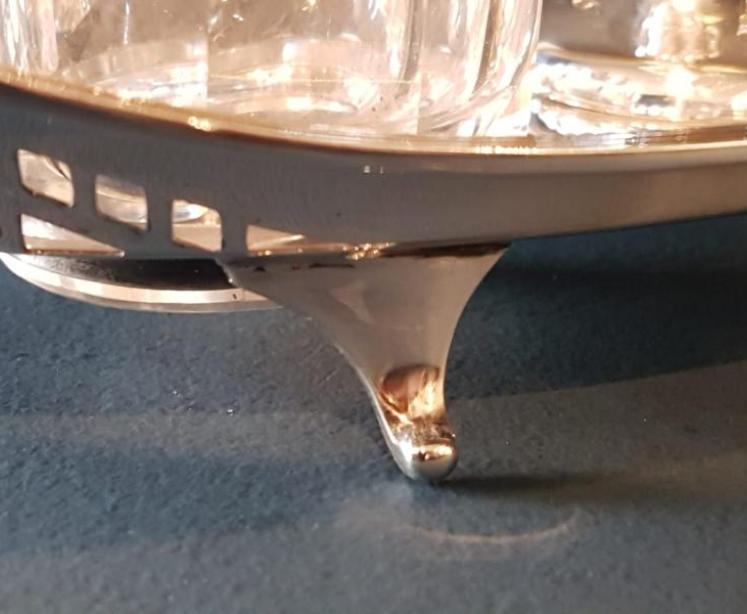 Edwardian Silver Ink Stand  - Image 6