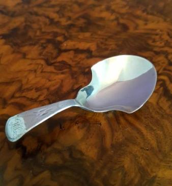 Georgian Silver Caddy Spoon