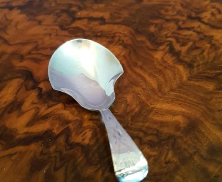 Georgian Silver Caddy Spoon - Image 2