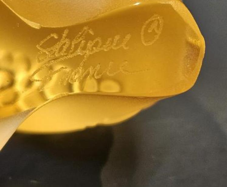 Lalique Amber Opalescent Duck - Image 4