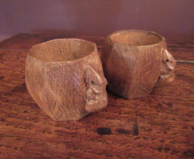 Matching Pair of Mouseman Napkin Rings - Image 1