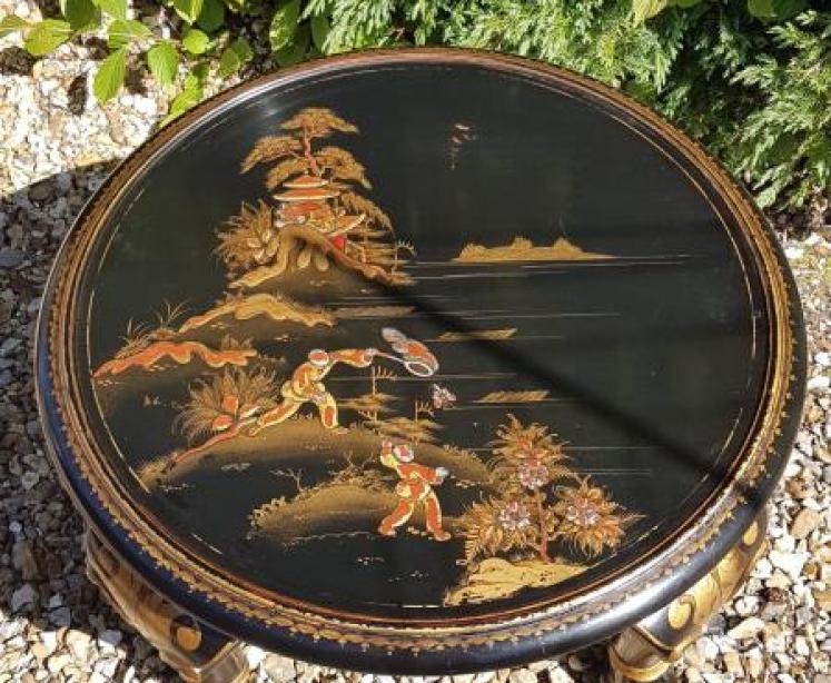 Edwardian Chinoiserie Coffee Table - Image 2