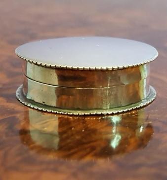 Antique Victorian Silver Pill Box