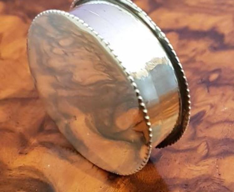 Antique Victorian Silver Pill Box - Image 4