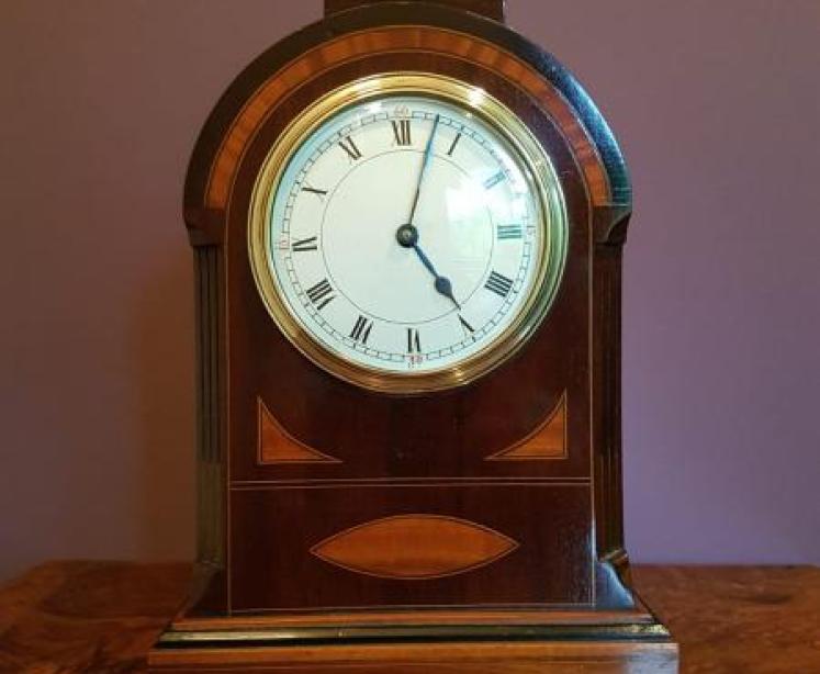 Outstanding Quality Edwardian Cushion Top Mantel Clock - Image 1