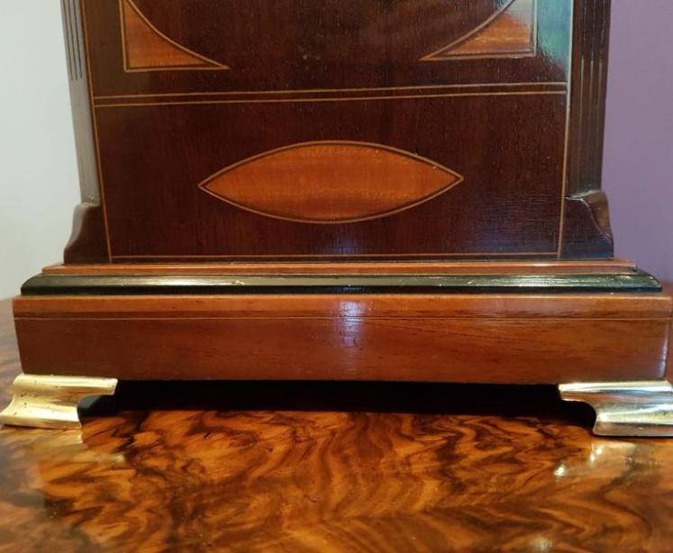 Outstanding Quality Edwardian Cushion Top Mantel Clock - Image 4