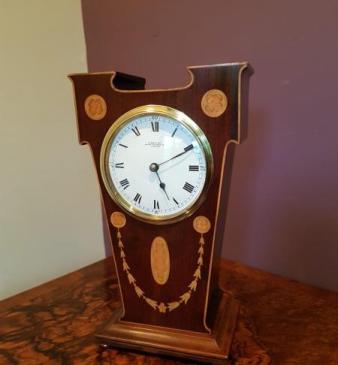 Top Quality Inlaid Edwardian Mantel Clock