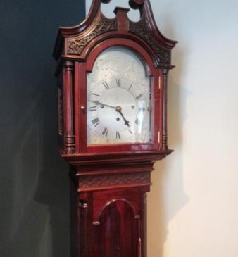 Superb 19th Century Chippendale Style Grandmother Clock