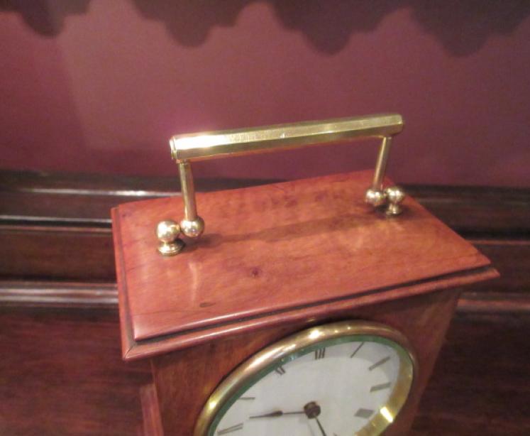 Superb Victorian Antique Mantel Clock with Calendar  - Image 2