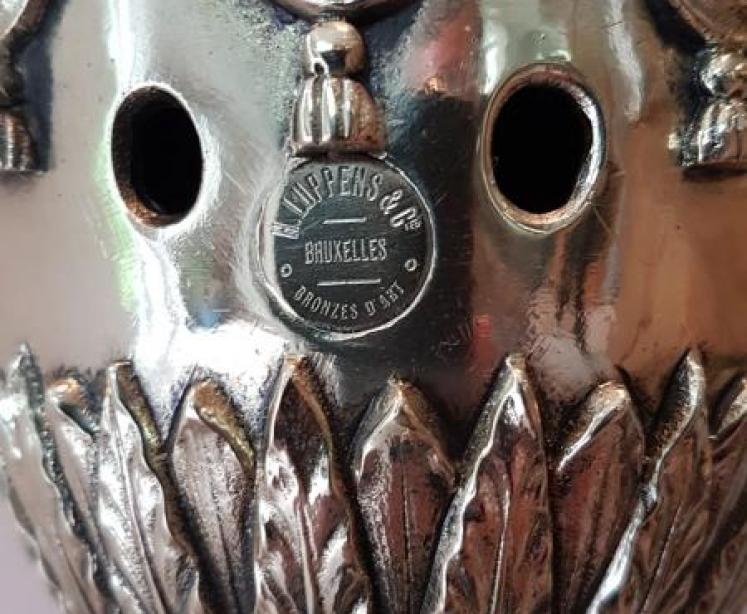 Fine 19th Century Antique Standard Lamp by Luppens of Brussels  - Image 3