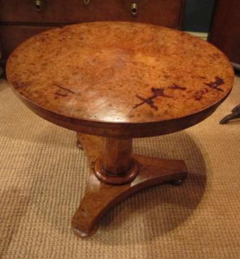 Quality William IV Pollard Oak Occasional Table