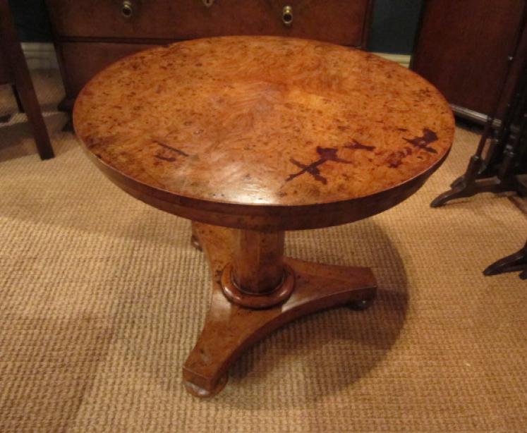 Quality William IV Pollard Oak Occasional Table - Image 1