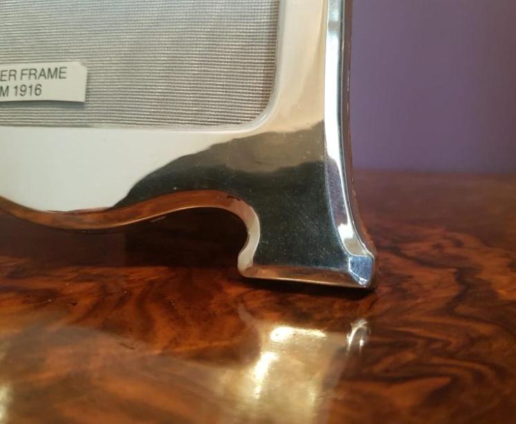 Antique Art Nouveau Silver Photo Frame - Image 2