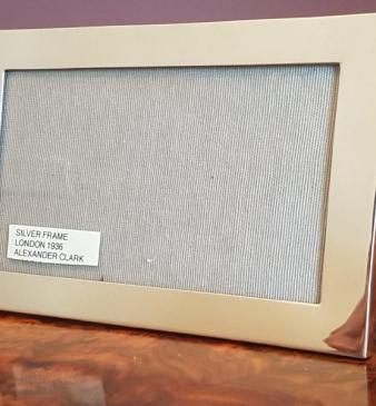 Antique London Silver Frame 