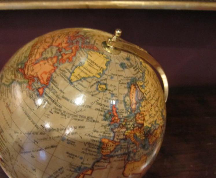 1920's Geographia 8" Paper Mache Globe - Image 2