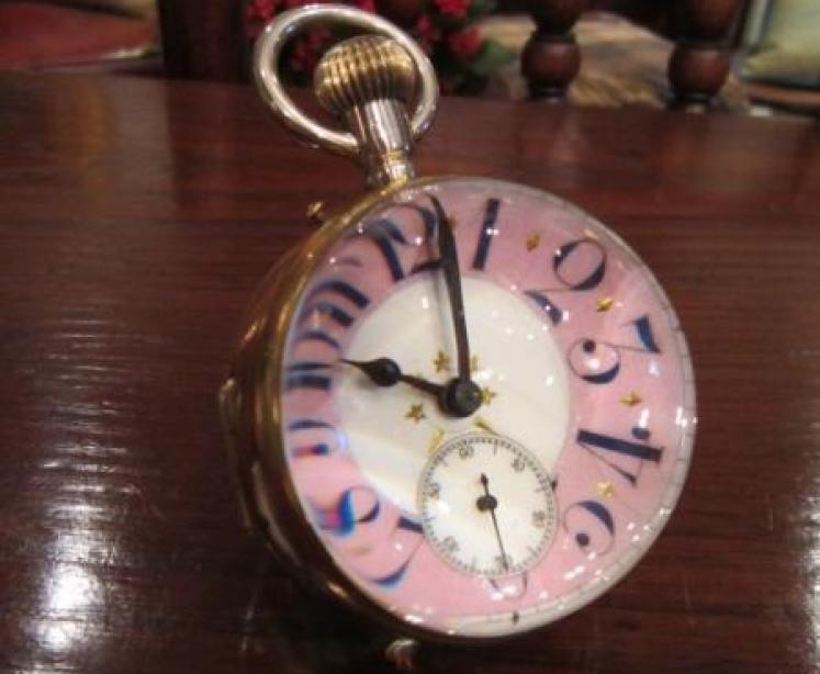 Rare 19th Century Swiss Crystal Ball Clock - Image 1
