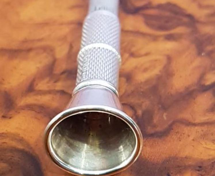 Silver Engine Turned Hunting Horn Cigar Piercer - Image 3