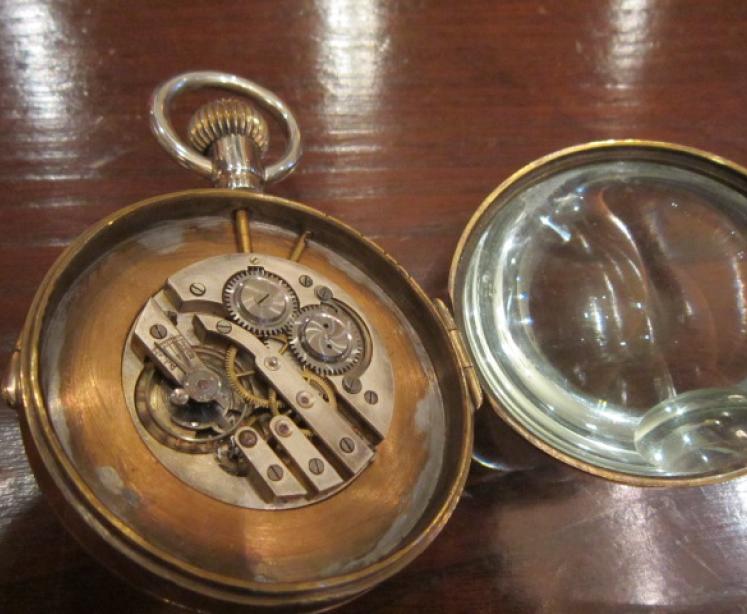 Rare 19th Century Swiss Crystal Ball Clock - Image 3