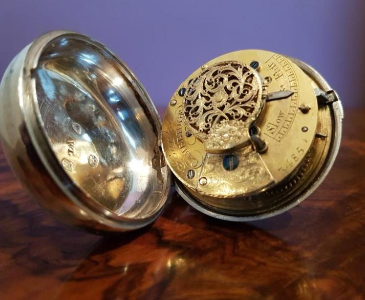 Regency Period Cased Silver Verge Pocket Watch - Image 4