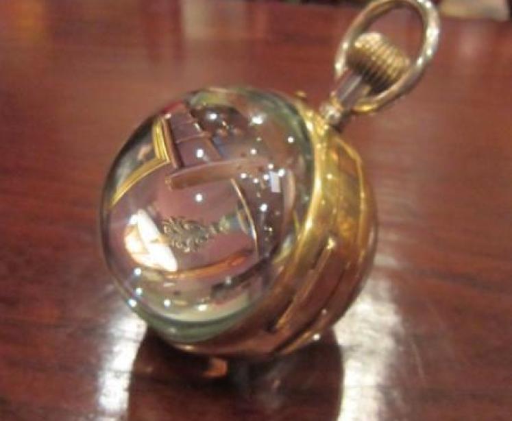 Rare 19th Century Swiss Crystal Ball Clock - Image 5