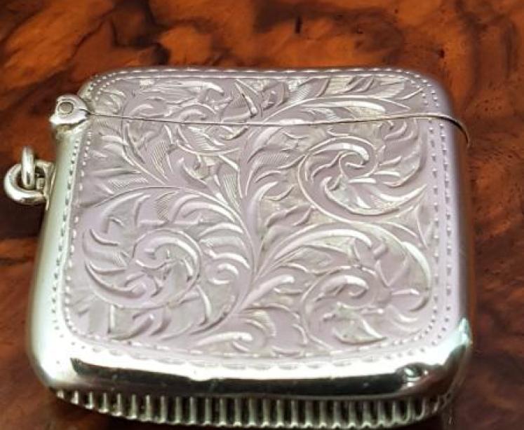 George V Silver and Gold Vesta Case - Image 5