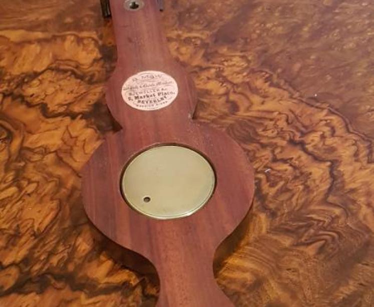 Edwardian Antique Pocket Barometer in Banjo Mount - Image 4