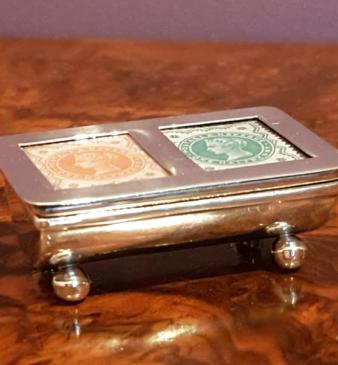 Silver Stamp Box