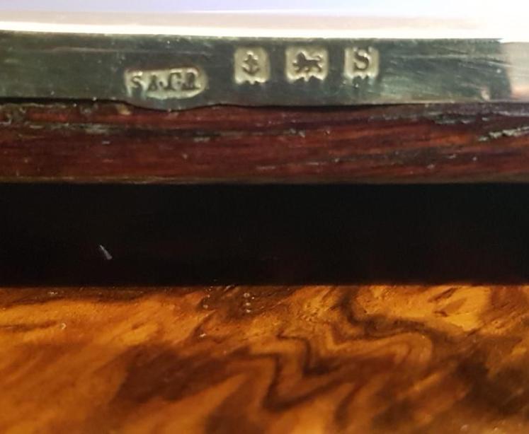 George  V Period Anique Silver Photo Frame - Image 4