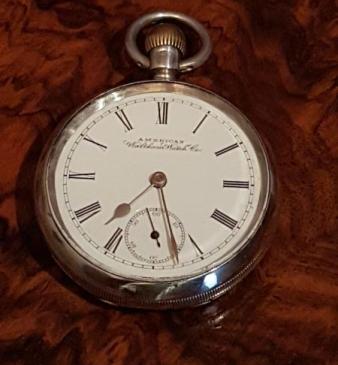 Late Victorian Antique Waltham Silver Pocket Watch