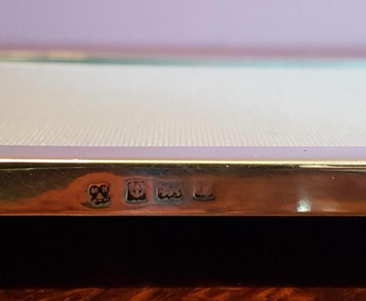 George V Period Antique Silver Photo Frame - Image 4