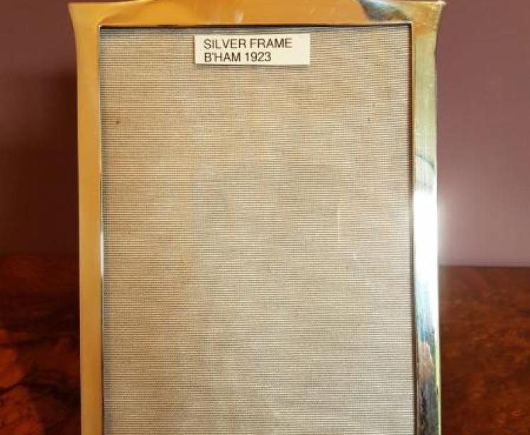 George V Period Antique Silver Photo Frame - Image 5