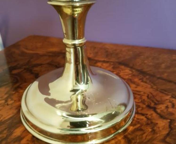 Antique 1920's Brass Adjustable Desk Lamp - Image 3