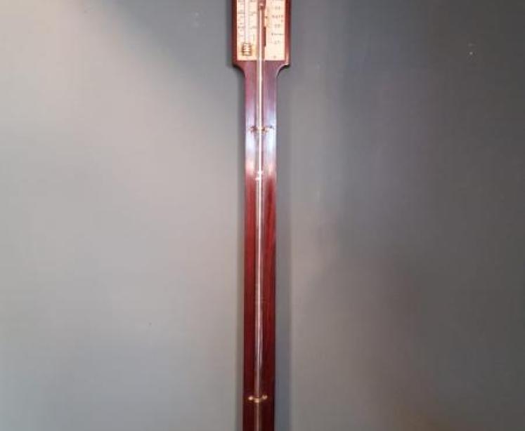 Victorian Antique Sir John Bennett London Stick Barometer  - Image 1