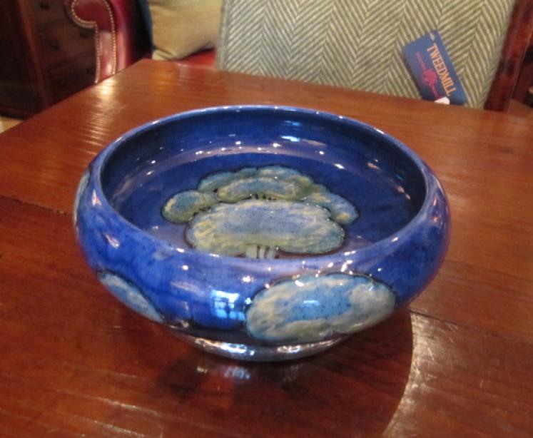 Superb Moorcroft Moonlit Blue Liberty's Bowl - Image 1