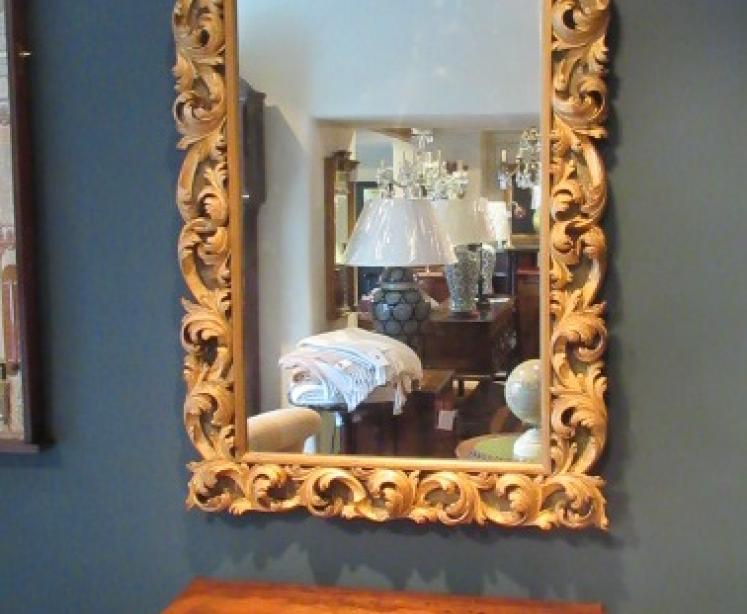 Impressive Early Victorian Timber Gilt Wall Mirror - Image 5